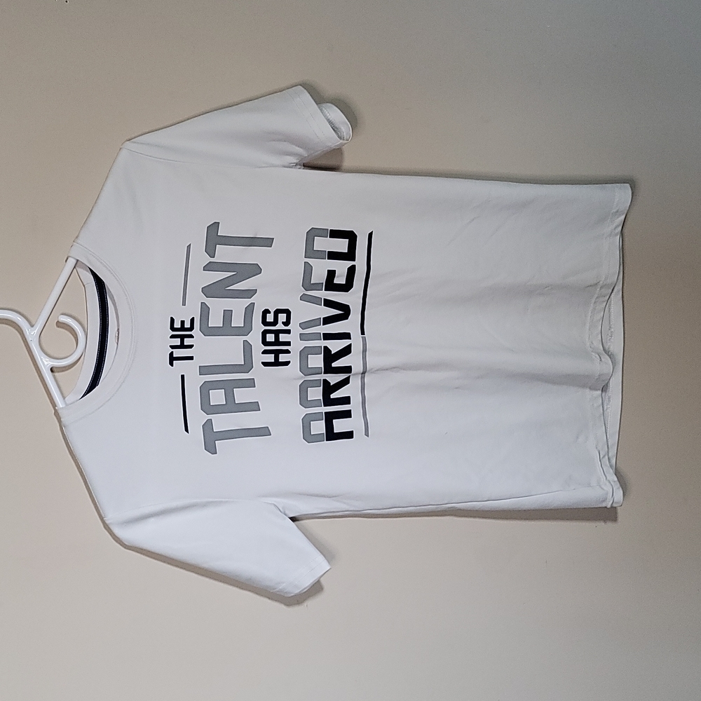 performance active tee, size L (10-12), white